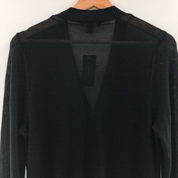 ‎alfani button front cardigan deep black small - Picture 9 of 11
